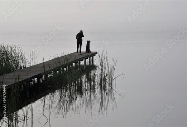 Obraz Morgens am Scharmützelsee