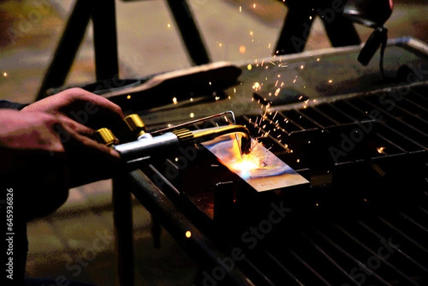 Obraz Der Gasschweißer