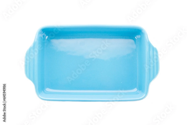 Fototapeta Empty baking form, above view