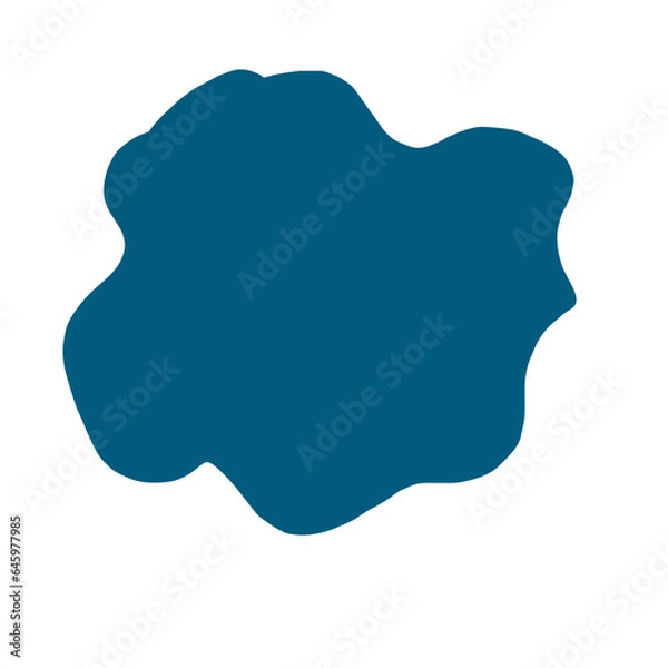 Obraz Blue Abstract Shape