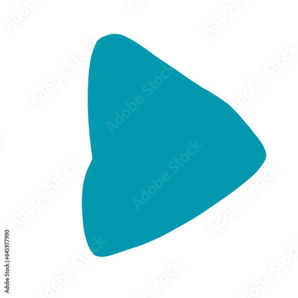 Obraz Blue Abstract Shape