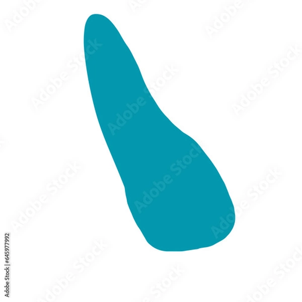 Obraz Blue Abstract Shape