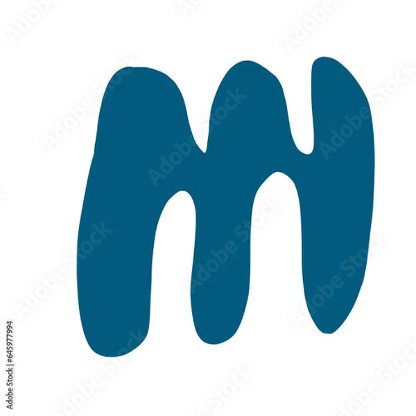 Obraz Blue Abstract Shape