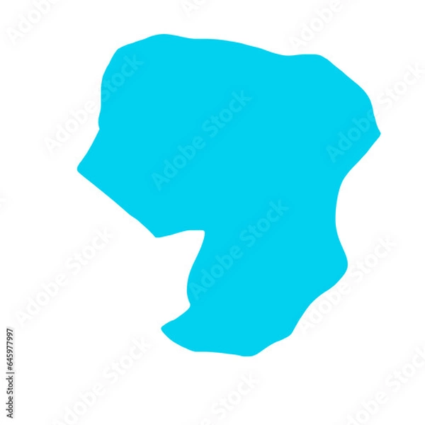 Obraz Blue Abstract Shape