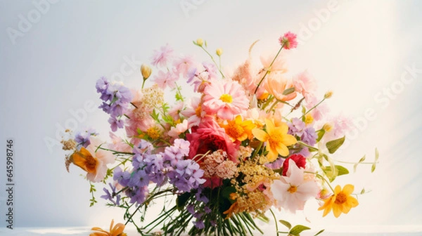 Fototapeta 春の花のブーケ