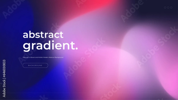 Fototapeta Vector colorful gradient trendy background abstract