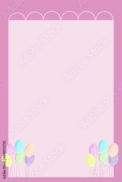 Obraz pink card