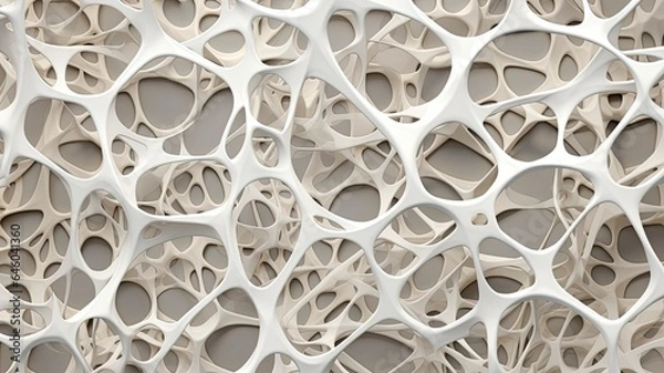 Obraz Microscopic Marvels: Bone Cells 