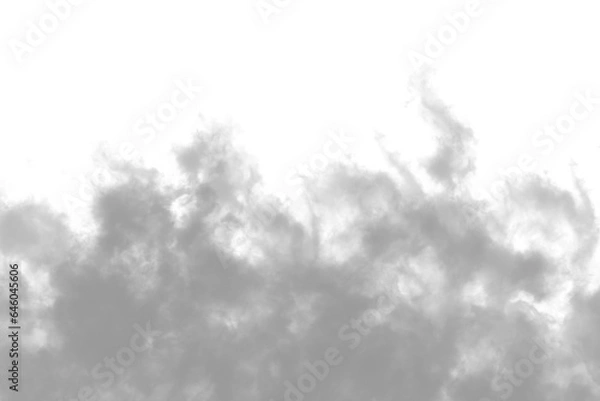 Obraz Chmury, dym na przeźroczystym tle. Bez tła. PNG