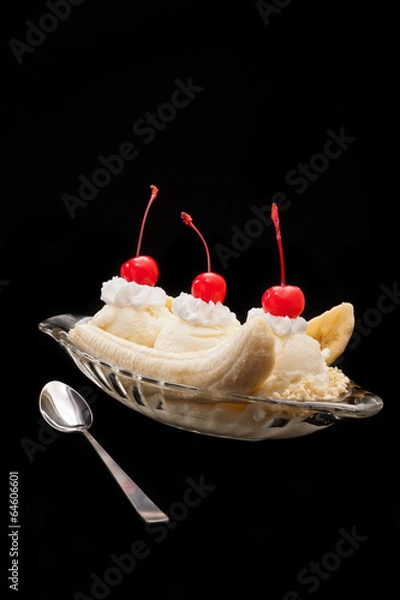 Obraz Banana Split Ice Cream