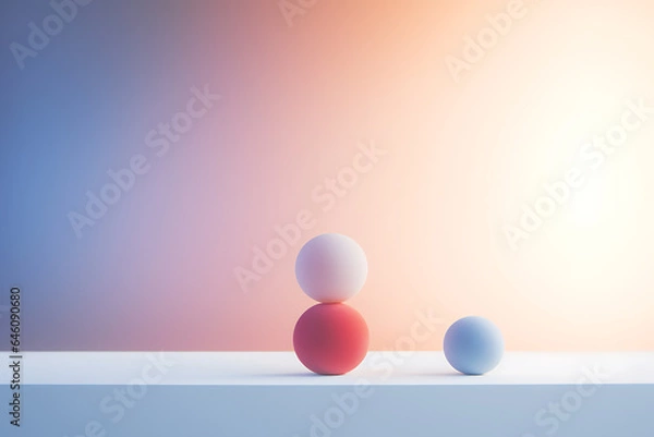 Obraz multi-colored abstract background, smooth lines, waves, rainbow color,AI_Generated