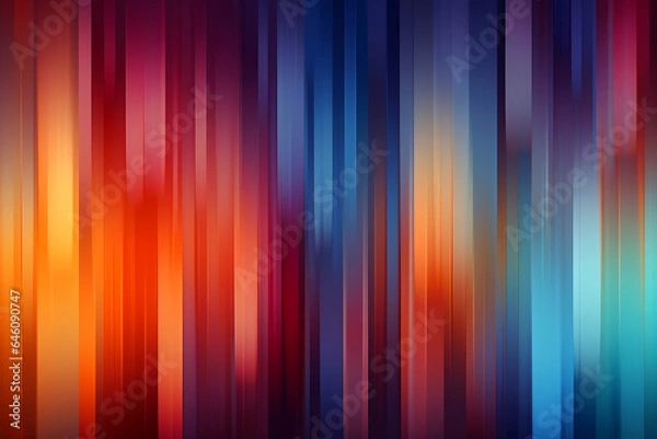 Obraz multi-colored abstract background, smooth lines, waves, rainbow color,AI_Generated