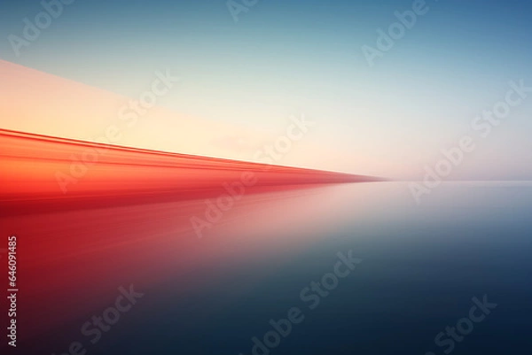 Obraz AI Generated, multi-colored abstract background, smooth lines, waves, rainbow color,