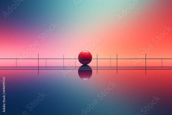 Obraz AI Generated, multi-colored abstract background, smooth lines, waves, rainbow color,