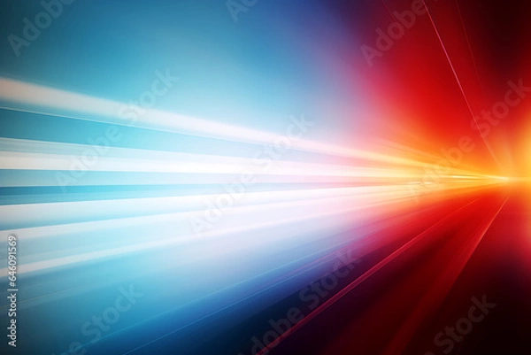 Obraz AI Generated, multi-colored abstract background, smooth lines, waves, rainbow color,