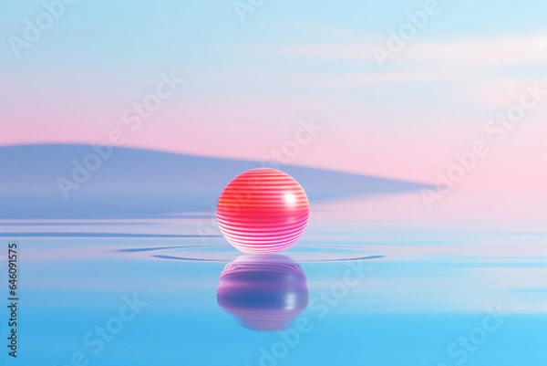 Obraz AI Generated, multi-colored abstract background, smooth lines, waves, rainbow color,