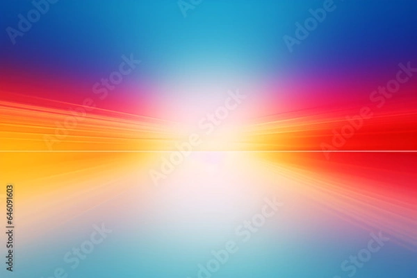 Obraz AI Generated, multi-colored abstract background, smooth lines, waves, rainbow color,