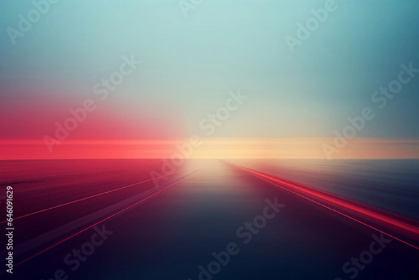 Obraz AI Generated, multi-colored abstract background, smooth lines, waves, rainbow color,