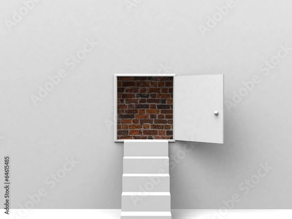 Obraz Stairs to open the door