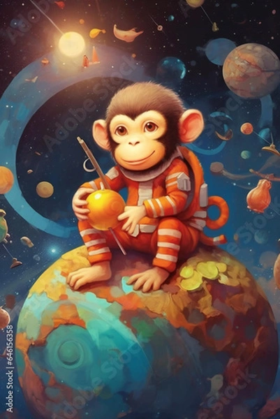 Obraz monkey alien planet earth