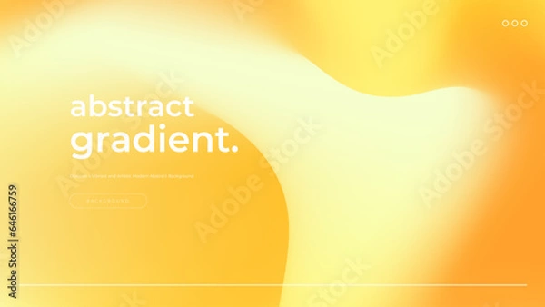Fototapeta Modern yellow gradient abstract background