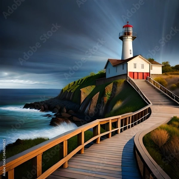 Obraz lighthouse on the coast