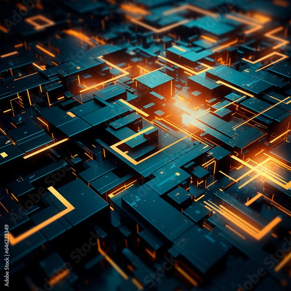 Fototapeta technology background