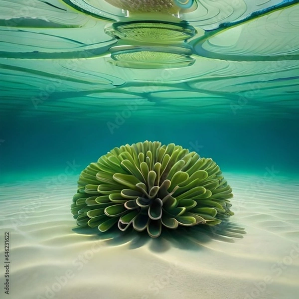 Fototapeta tropical coral reef Created using generative AI tools