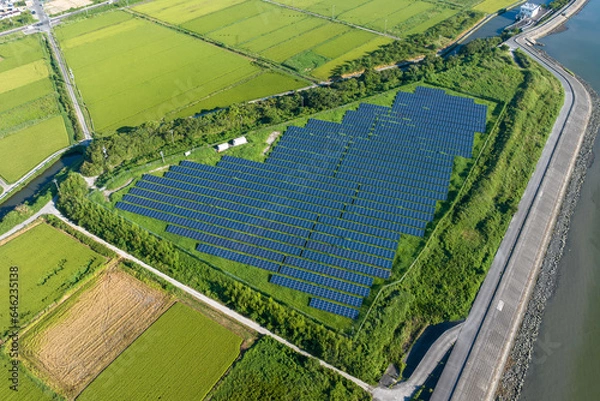 Obraz 大規模な太陽光発電設備