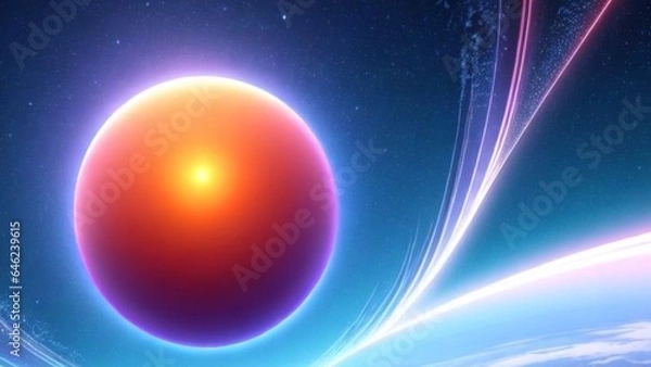 Obraz earth with space