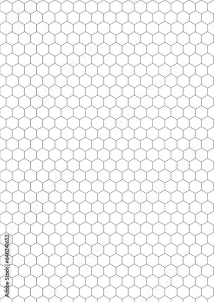 Fototapeta Graph paper background vector illustration. Horizontal grid lines in graph style. Blank notepaper design vector
