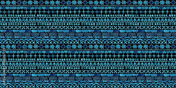 Fototapeta  手書きの幾何学模様パターン