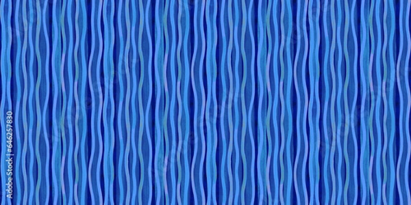 Fototapeta 波模様シームレスパターン