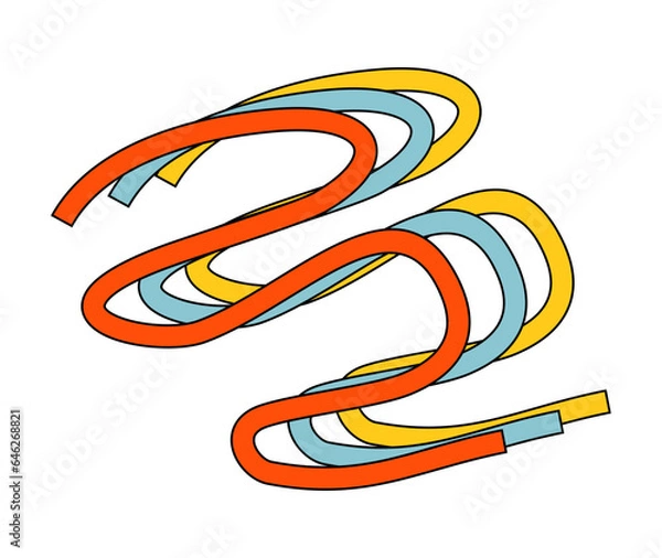 Obraz retro abstract shape element