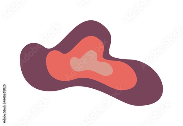 Obraz retro abstract shape element