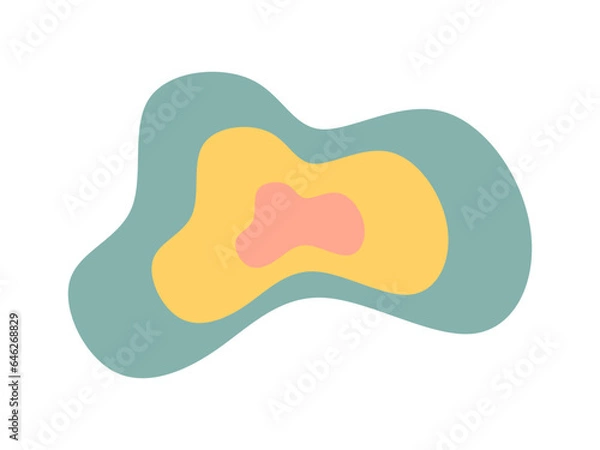 Obraz retro abstract shape element