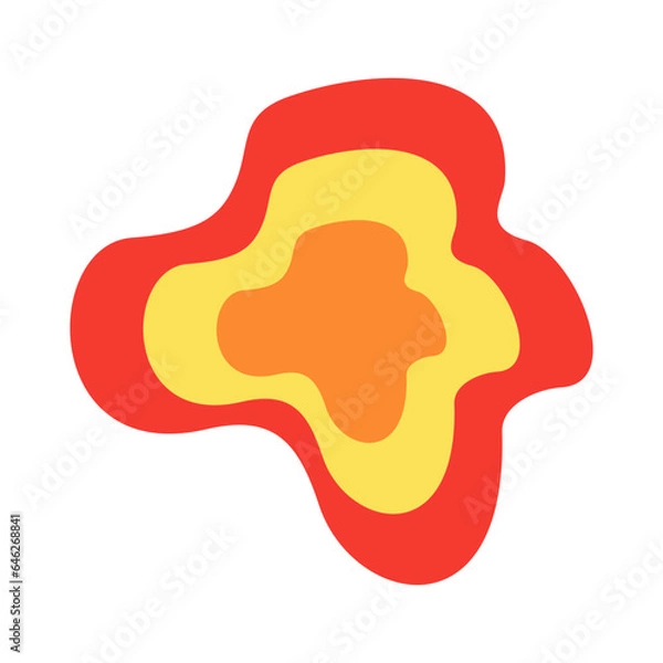 Obraz retro abstract shape element