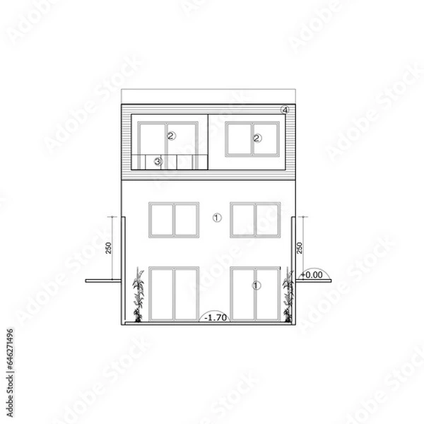 Fototapeta utoCAD Plans Collection. Experience the convenience and professionalism of having a vast selection of AutoCAD plans at your fingertips. Download our AutoCAD plans stock collection today.