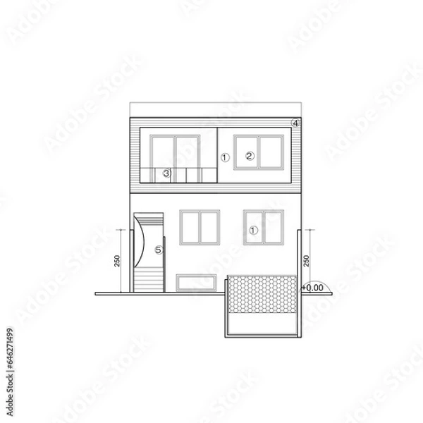 Fototapeta utoCAD Plans Collection. Experience the convenience and professionalism of having a vast selection of AutoCAD plans at your fingertips. Download our AutoCAD plans stock collection today.