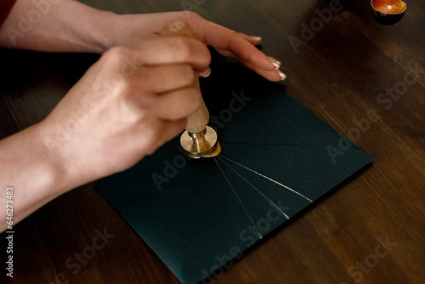 Fototapeta make a stamp