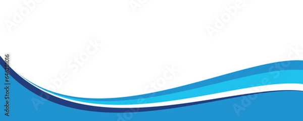 Obraz Modern banner background design. Banner template with dynamic wave shapes.