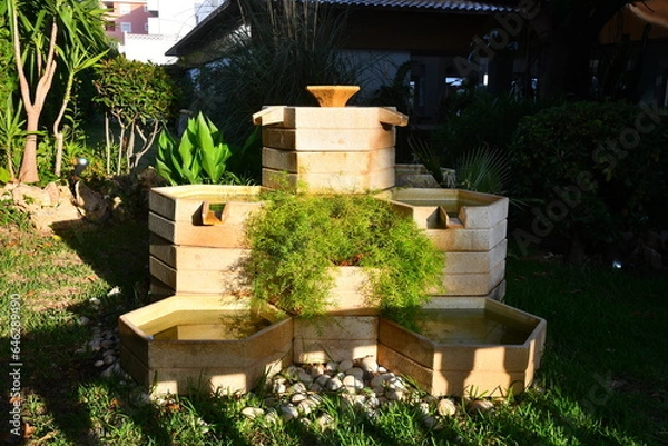 Fototapeta Holzbrunnen