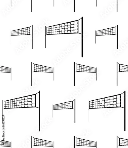 Obraz Volleyball Net Seamless Pattern Y_2211003