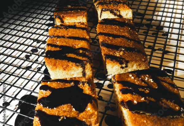 Obraz chocolate cupcake tray