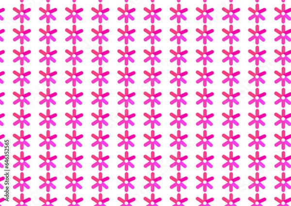 Obraz 6枚花びら赤2