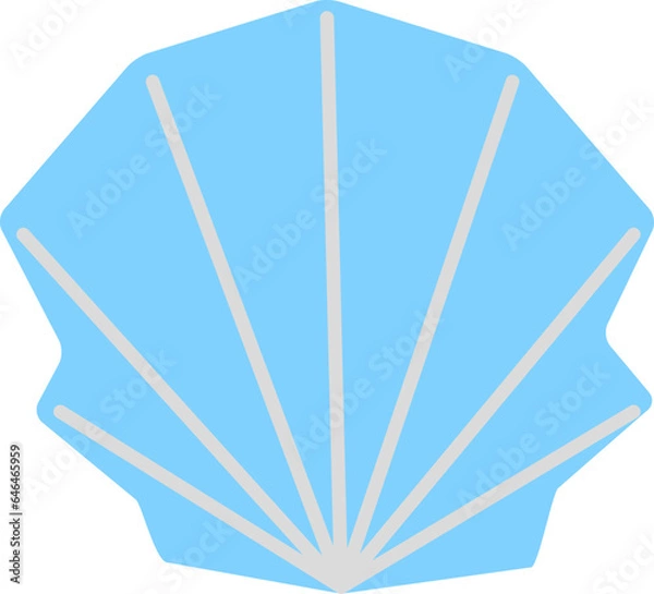Fototapeta Shell blue sea 