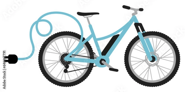 Obraz e-bike VTT branché femme 4