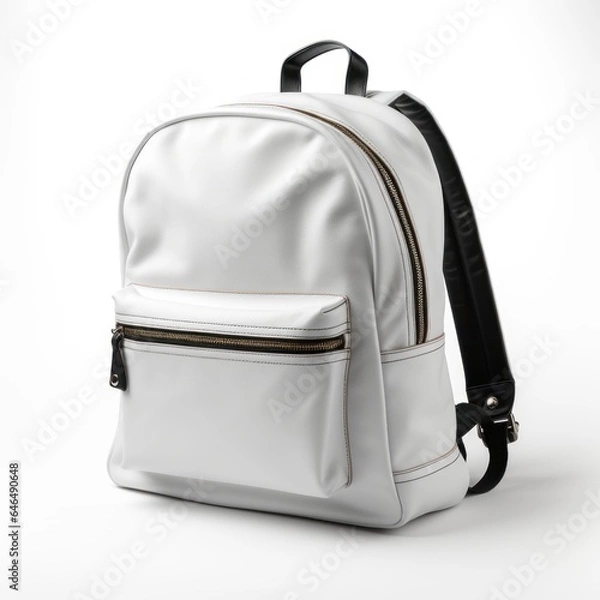 Fototapeta Elegant style bag isolated on white background, for product mockup, decoration, online selling, equipment, social media, advertising etc. Ai's generative image