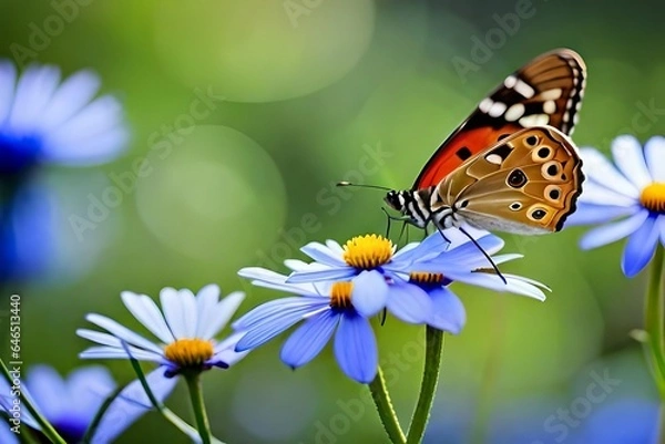 Obraz butterfly on a flower