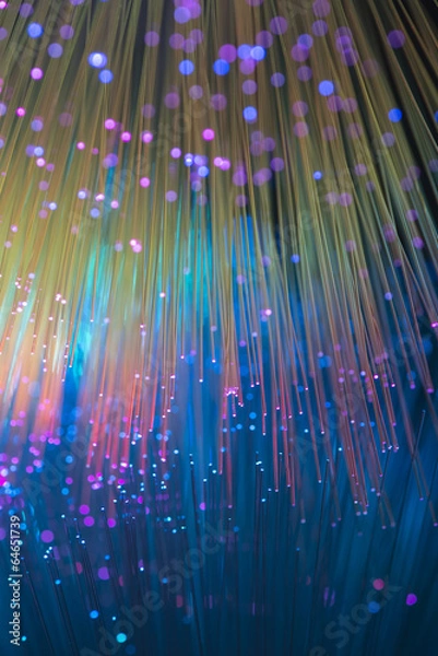 Obraz fiber optical network cable